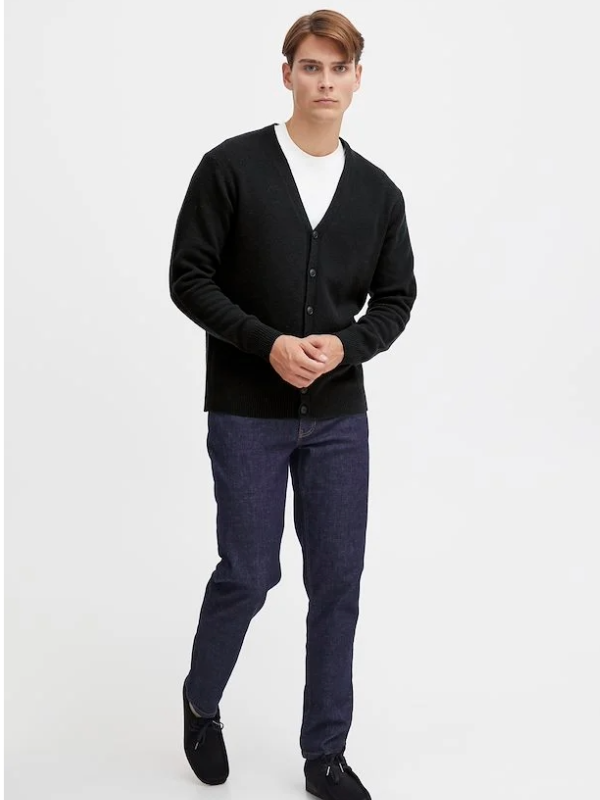 Casual Friday dark Navy Lambswool Cardigan