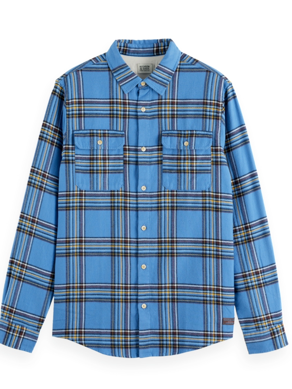 SCOTCH & SODA BLUE CHECK SHIRT