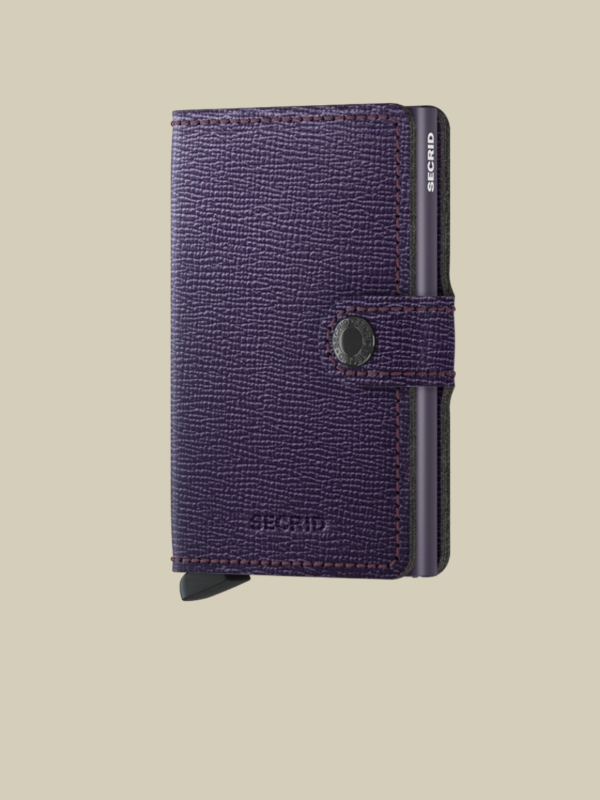 Secrid Crisple Purple Mini Wallet