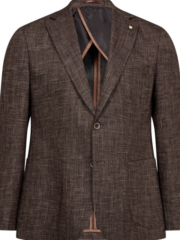 2BLIND2C BROWN FITTED BLAZER