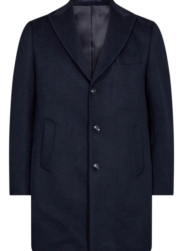 ジャケット・アウター BASISBROEK wool double chester coat navy ARTS & SCIENCE OTHER CHESTER COAT 3 WOOL NAVY 0130116328