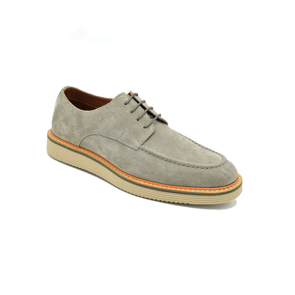 Paolo Vandini Grey Suede Shoes