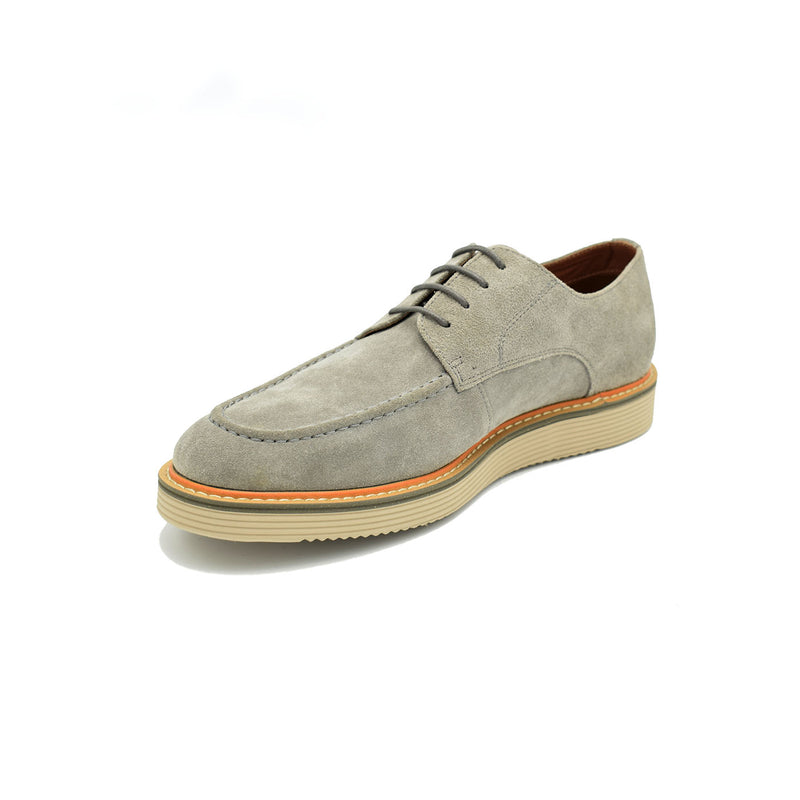 Paolo Vandini Grey Suede Shoes