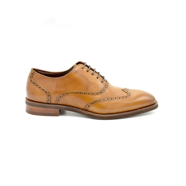 Paolo Vandini Tan Leather Shoes