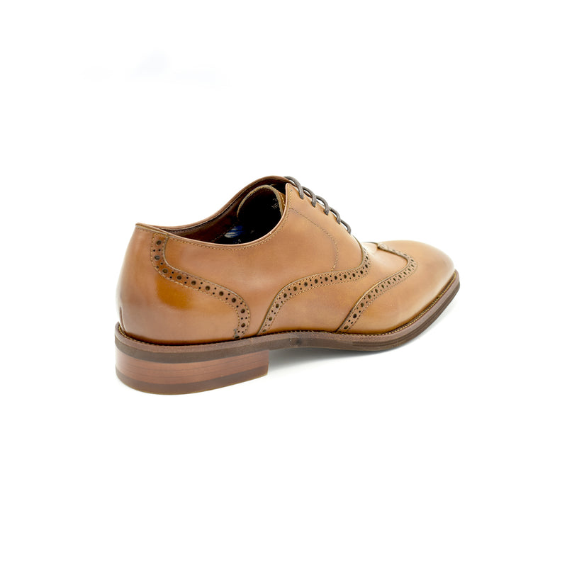 Paolo Vandini Tan Leather Shoes