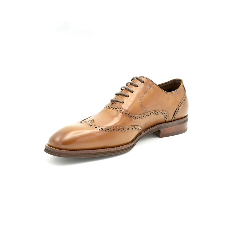 Paolo Vandini Tan Leather Shoes