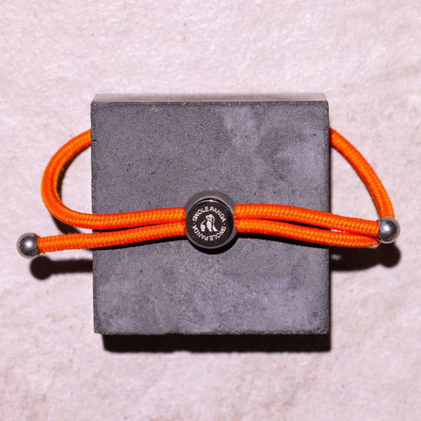 SWOLE PANDA ORANGE RECYCLED ROPE BRACELET