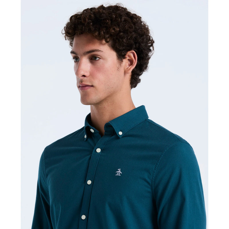 ORIGINAL PENGUIN TEAL OXFORD SHIRT