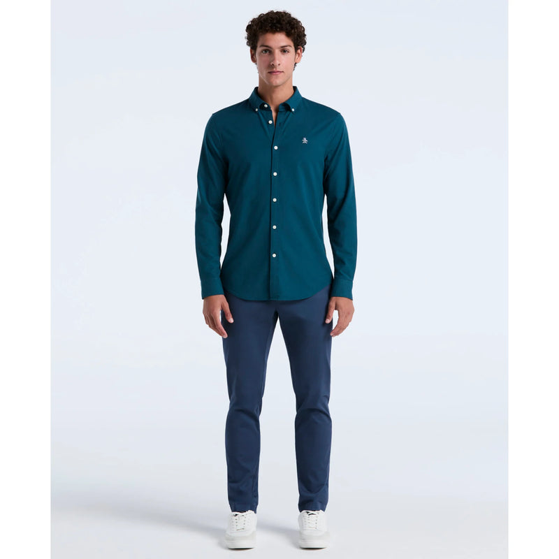 ORIGINAL PENGUIN TEAL OXFORD SHIRT