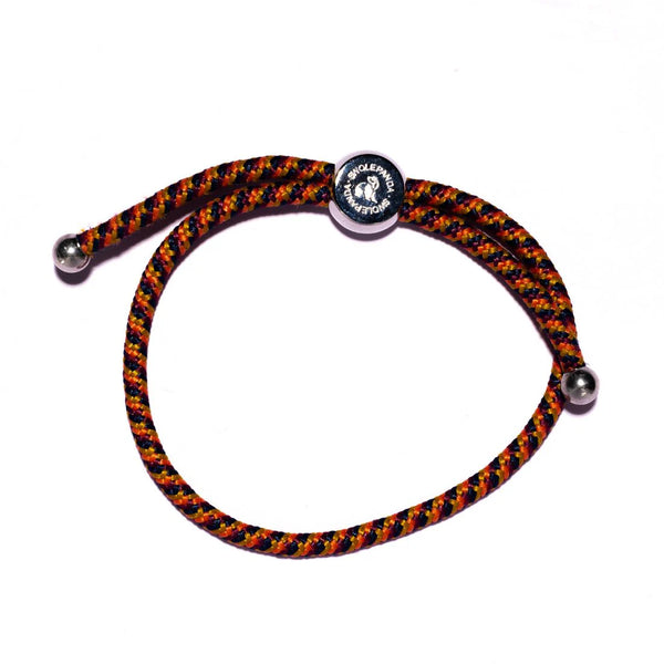 SWOLE PANDA Orange/Yellow RECYCLED ROPE BRACELET