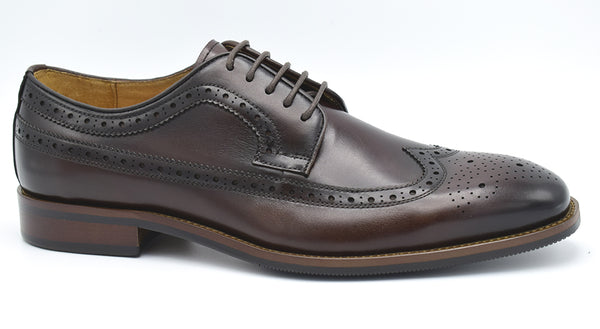 Paolo Vandini Dark Brown Leather Casual Shoes