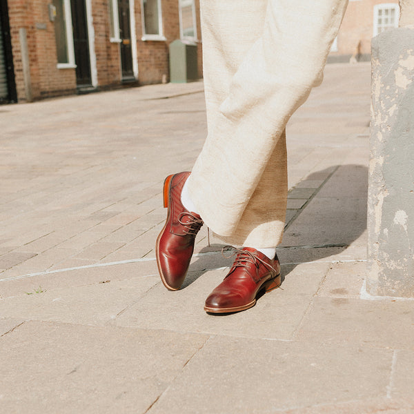 Paolo Vandini Tan Leather Shoes