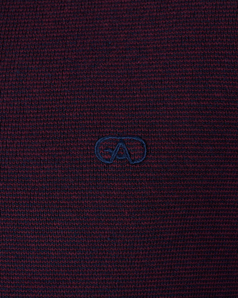 ANDRÉ BURGUNDY 1/4 ZIP