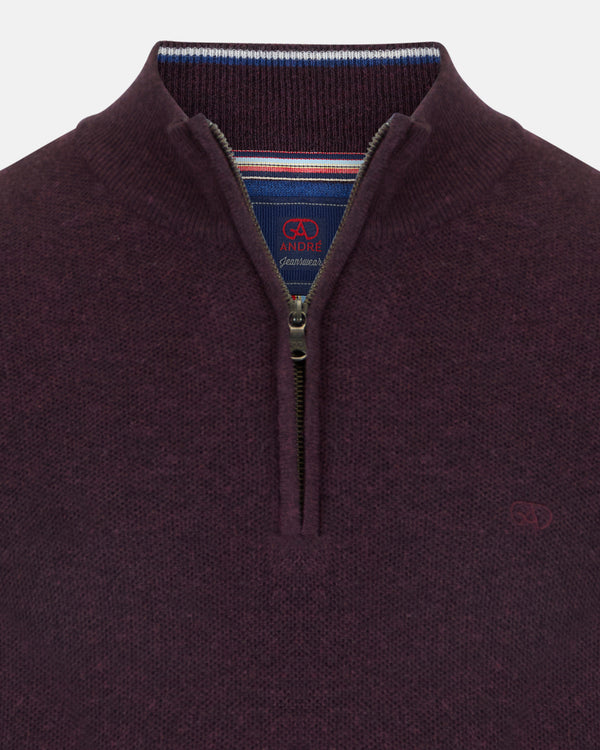 ANDRÉ PORT MERINO WOOL MIX 1/4 ZIP