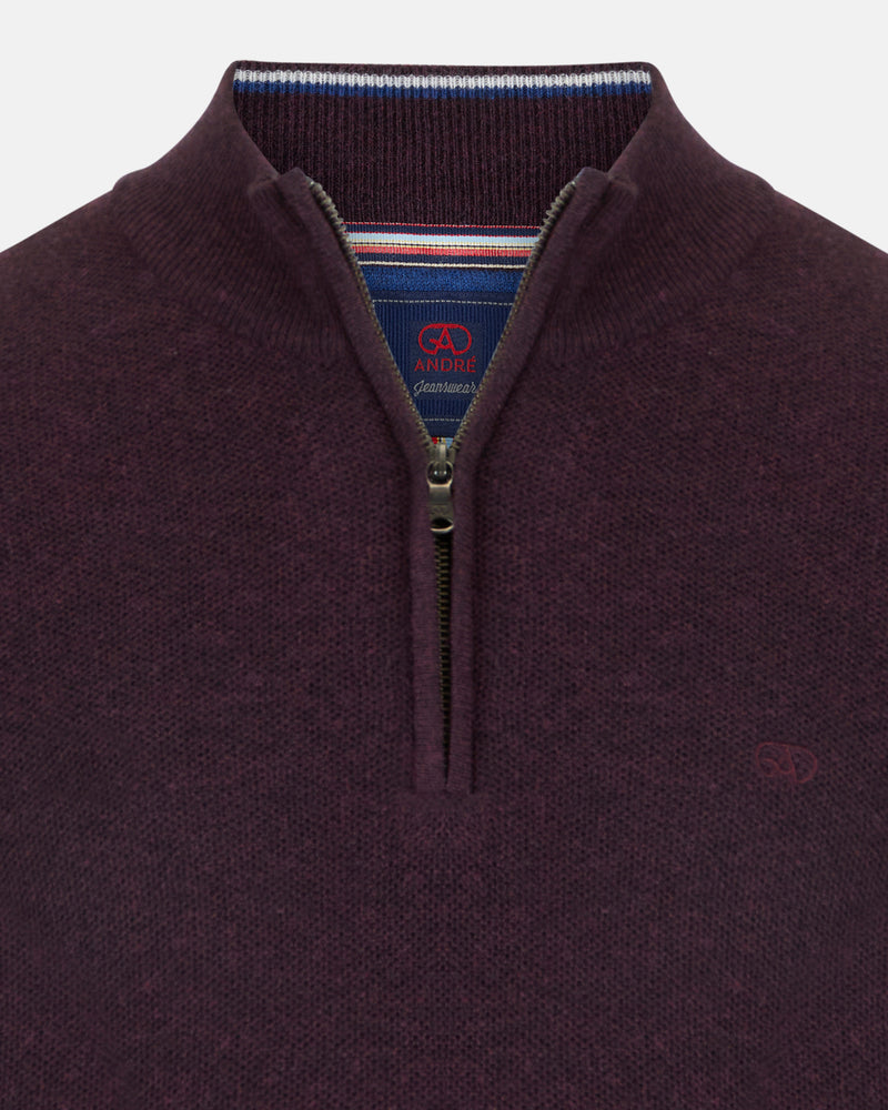 ANDRÉ PORT MERINO WOOL MIX 1/4 ZIP