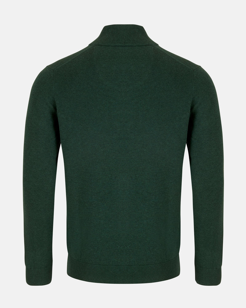 André Forest Green Half Zip Knit