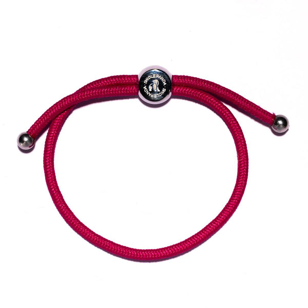 SWOLE PANDA RICH PINK RECYCLED ROPE BRACELET