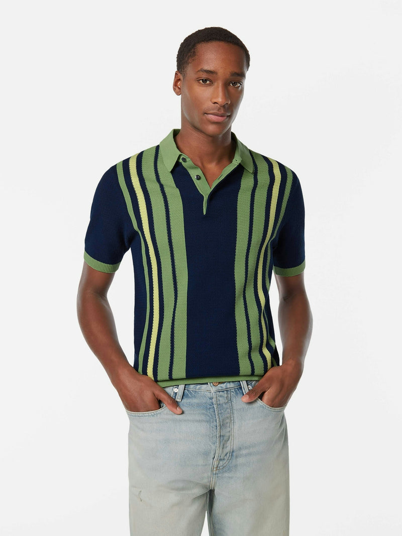 SCOTCH & SODA ALTANTIC BLUE STRIPE POLO