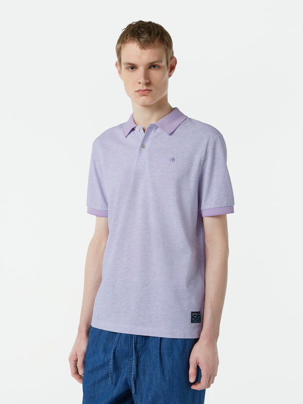SCOTCH & SODA LAVENDER MELANGE POLO