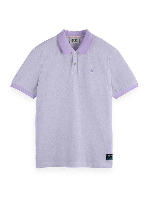 SCOTCH & SODA LAVENDER MELANGE POLO
