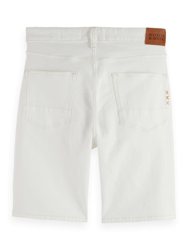 SCOTCH & SODA RALSTON WHITE DENIM SHORTS