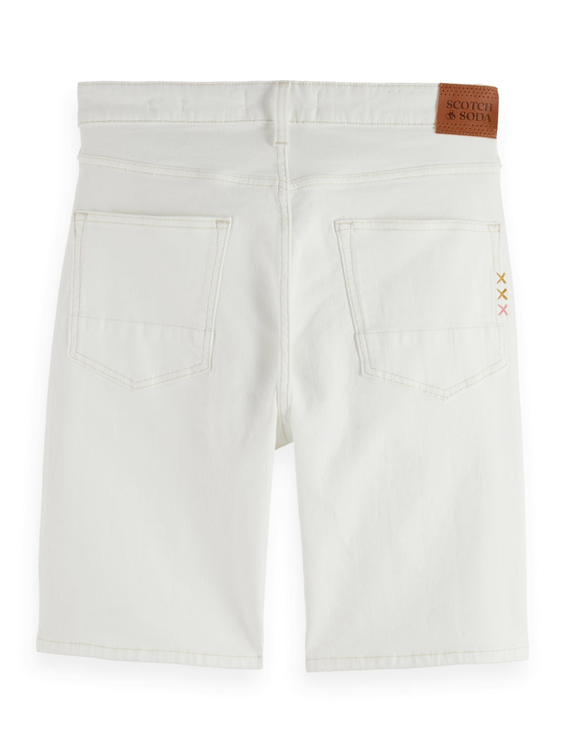SCOTCH & SODA RALSTON WHITE DENIM SHORTS