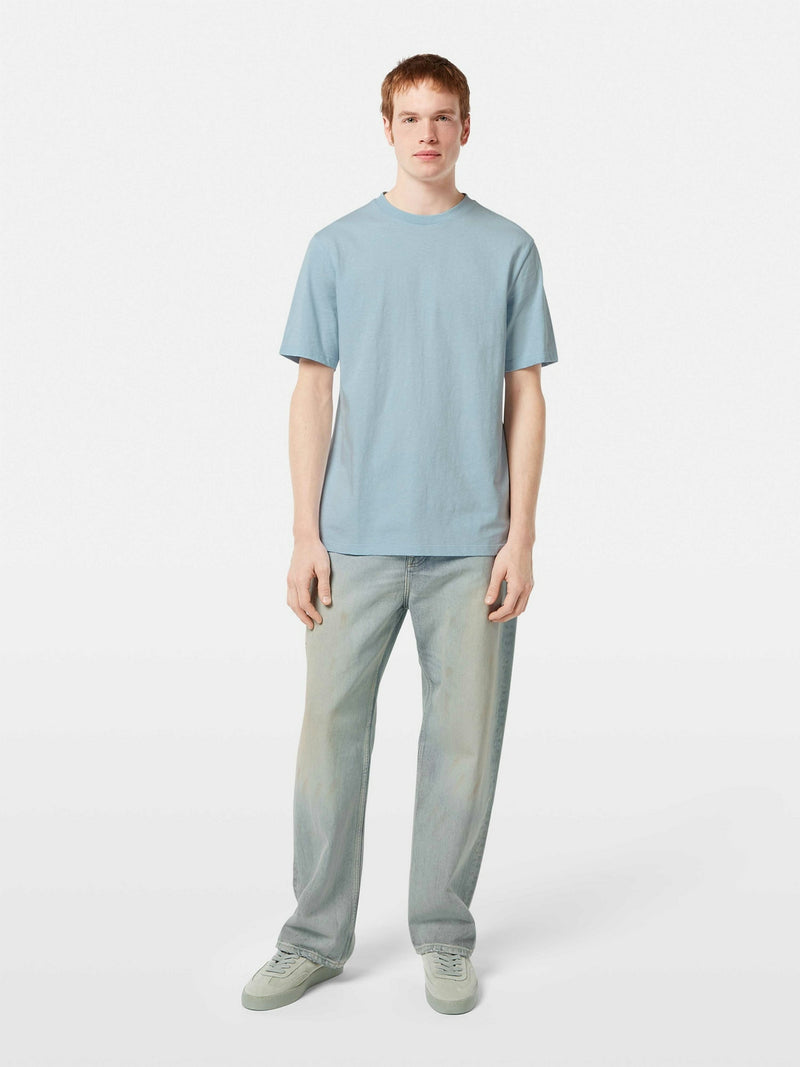 SCOTCH & SODA LIGHT BLUE CREWNECK T-SHIRT