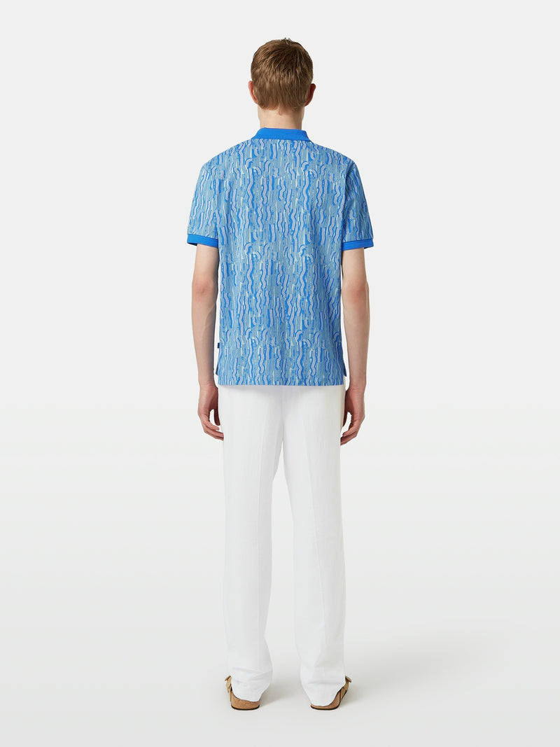 SCOTCH & SODA BLUE Multi POLO
