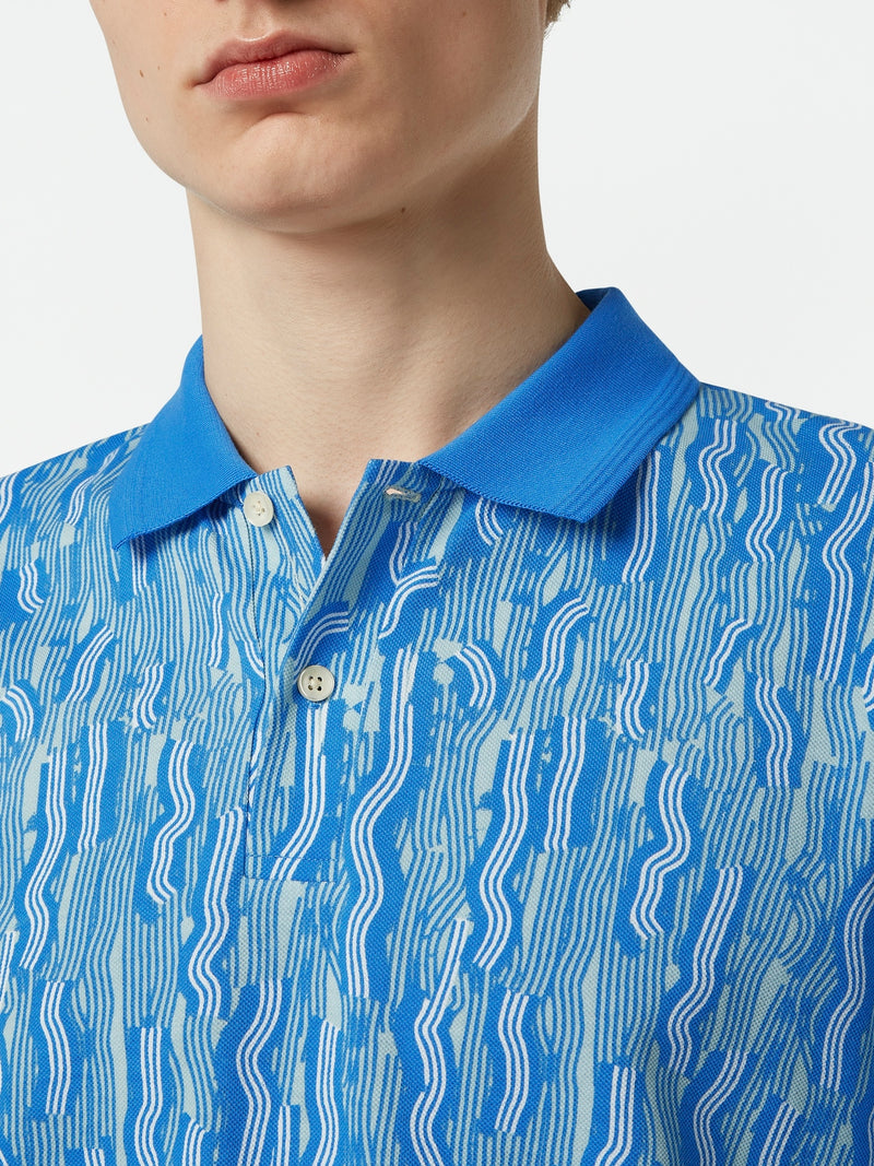 SCOTCH & SODA BLUE Multi POLO