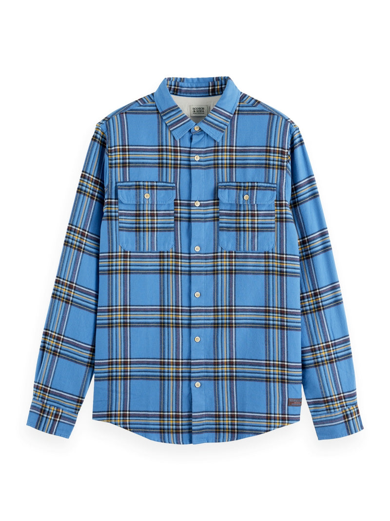 SCOTCH & SODA BLUE CHECK SHIRT