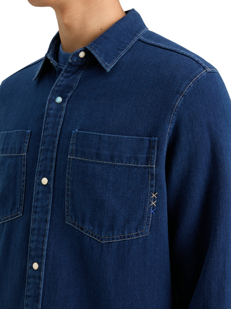 Scotch & Soda Premium Denim Twill Shirt