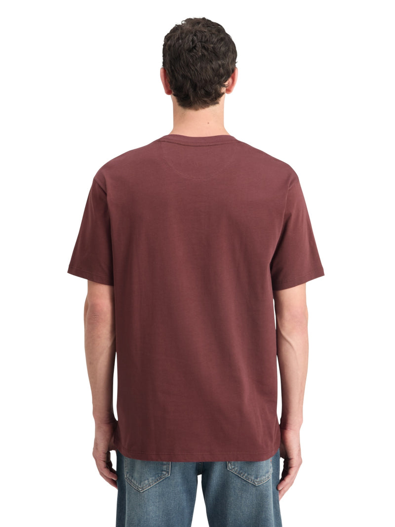 Scotch & Soda Dark Grape Crewneck T-Shirt