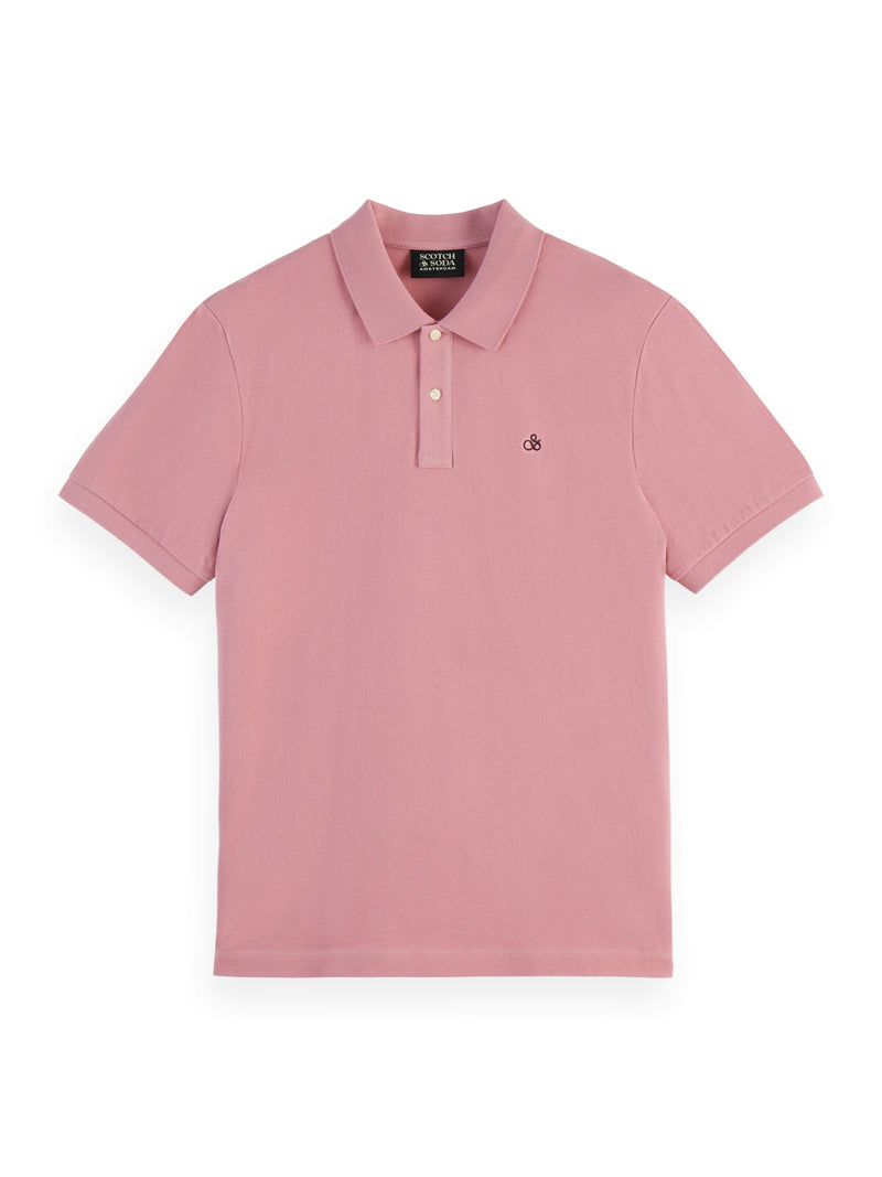 SCOTCH & SODA CADILLAC PINK PIQUE POLO