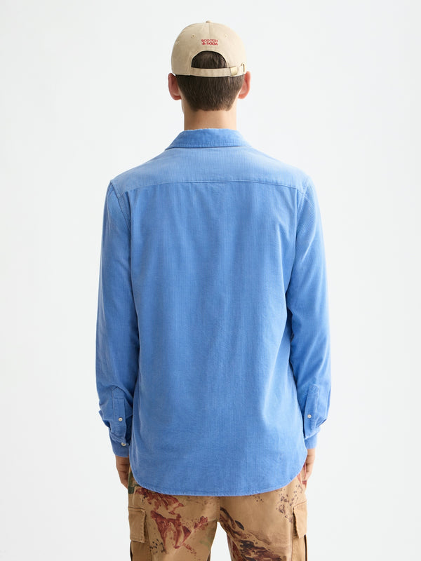 Scotch & Soda Blue Cord Shirt