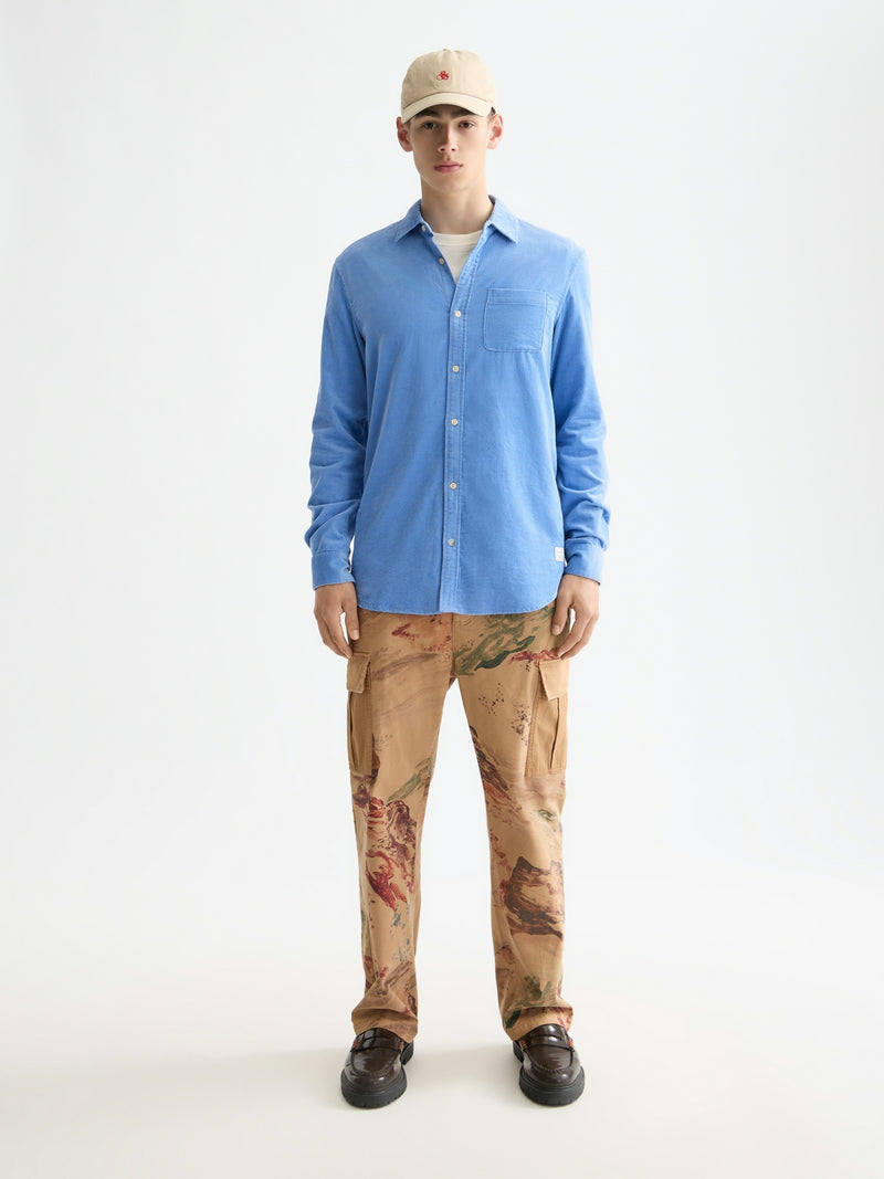 Scotch & Soda Blue Cord Shirt