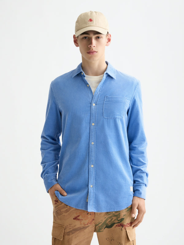 Scotch & Soda Blue Cord Shirt