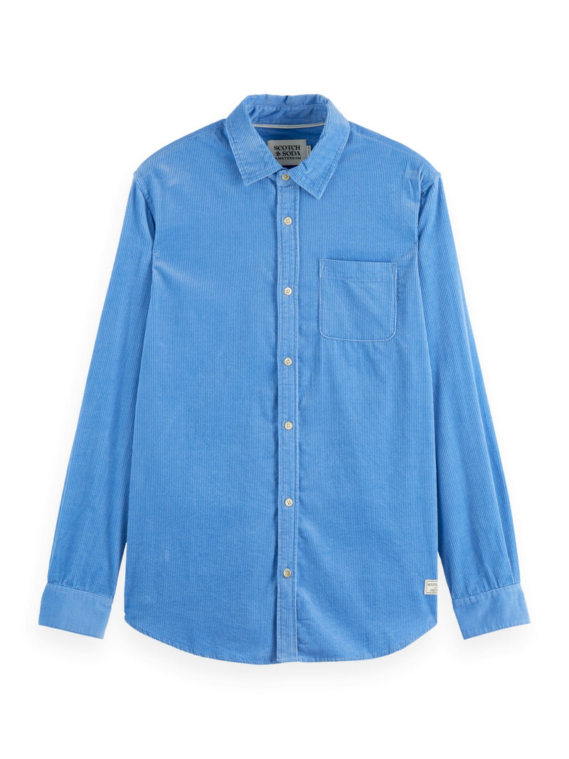 Scotch & Soda Blue Cord Shirt