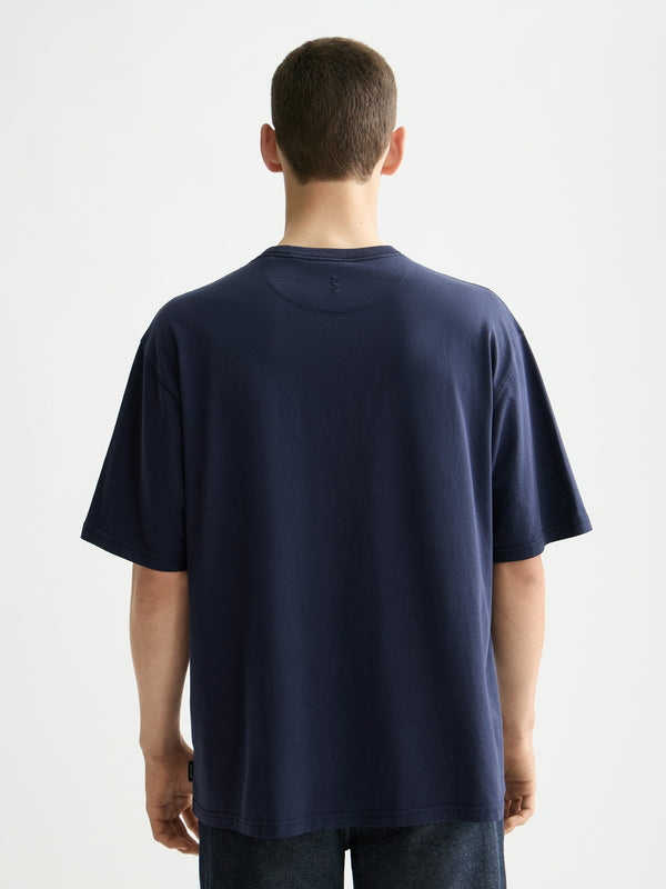 SCOTCH & SODA Peacoat CREWNECK T-SHIRT