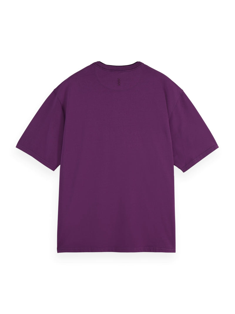 SCOTCH & SODA GLOXINIA BERRY CREWNECK T-SHIRT