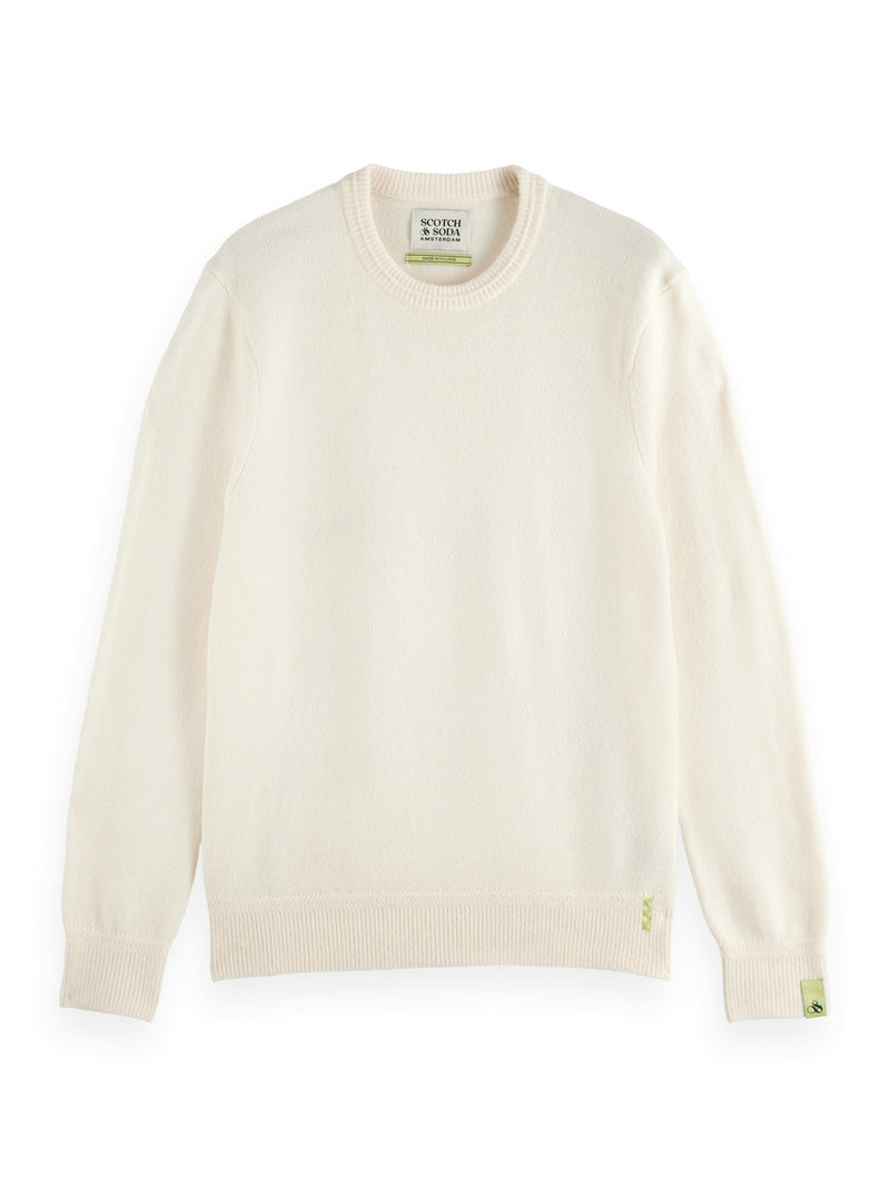 Scotch & Soda Cream Soft Knit Crewneck