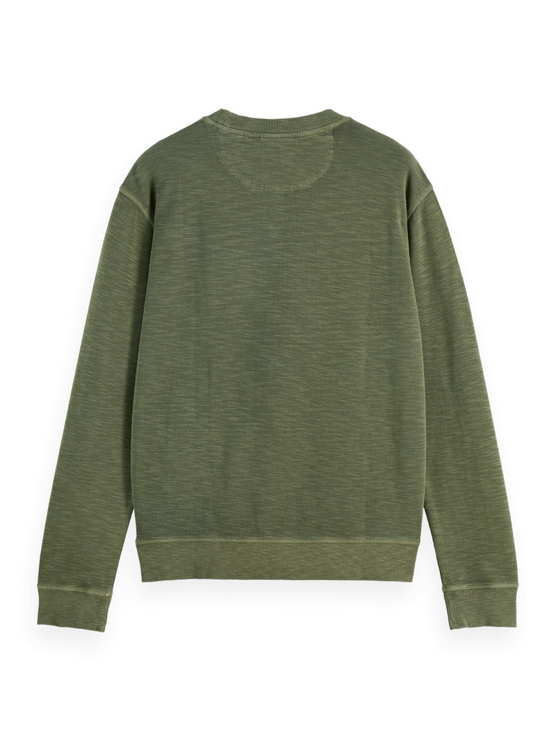 SCOTCH & SODA THYME STRUCTURED SWEATSHIRT