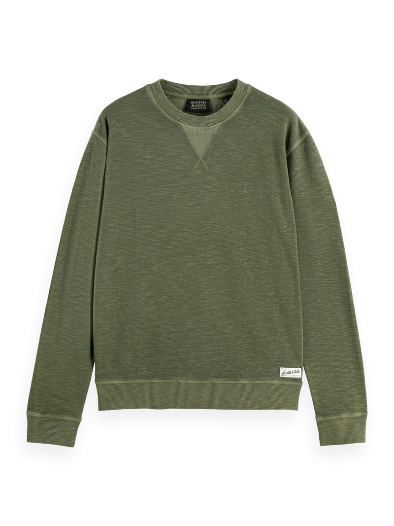 SCOTCH & SODA THYME STRUCTURED SWEATSHIRT