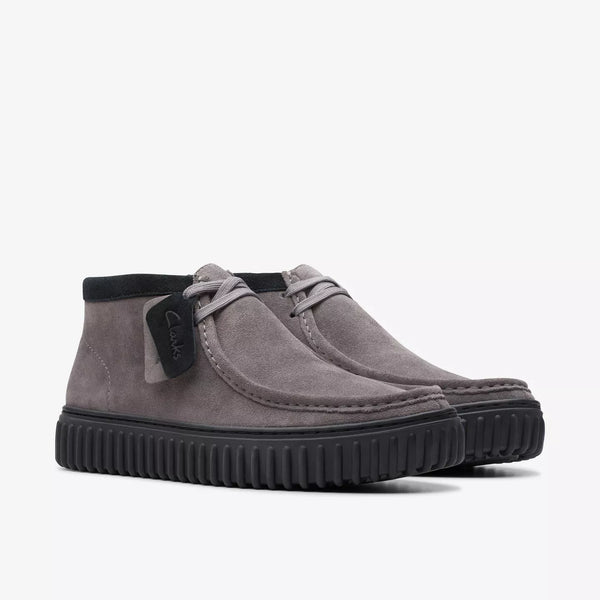 靴 Clarks Wallabee Boot Dark Grey Sde Clarks | Clarks Wallabee Boot-Dark Grey Suede | Boots