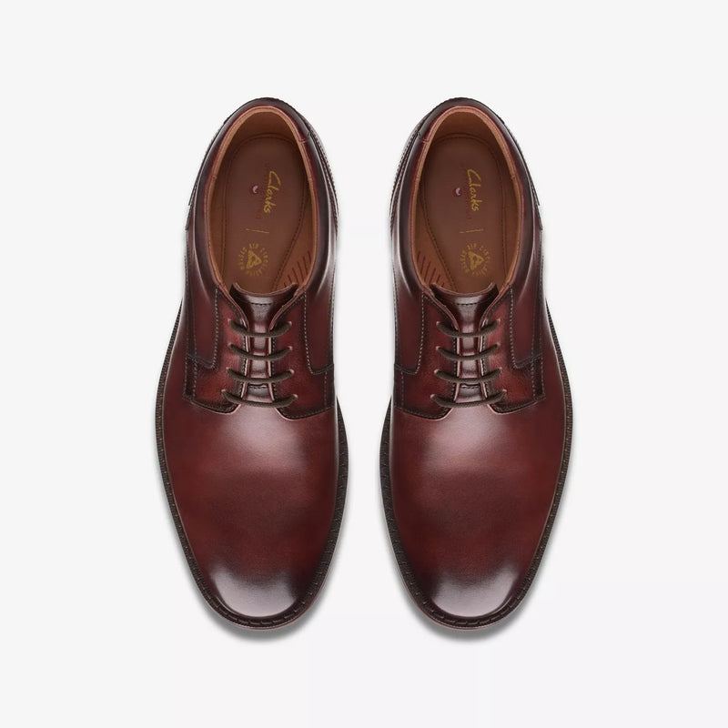 Clarks Burgundy Shoes Wolf West Menswear