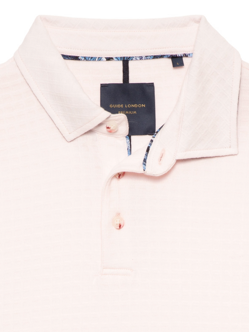 GUIDE LONDON PINK SHORT SLEEVE POLO