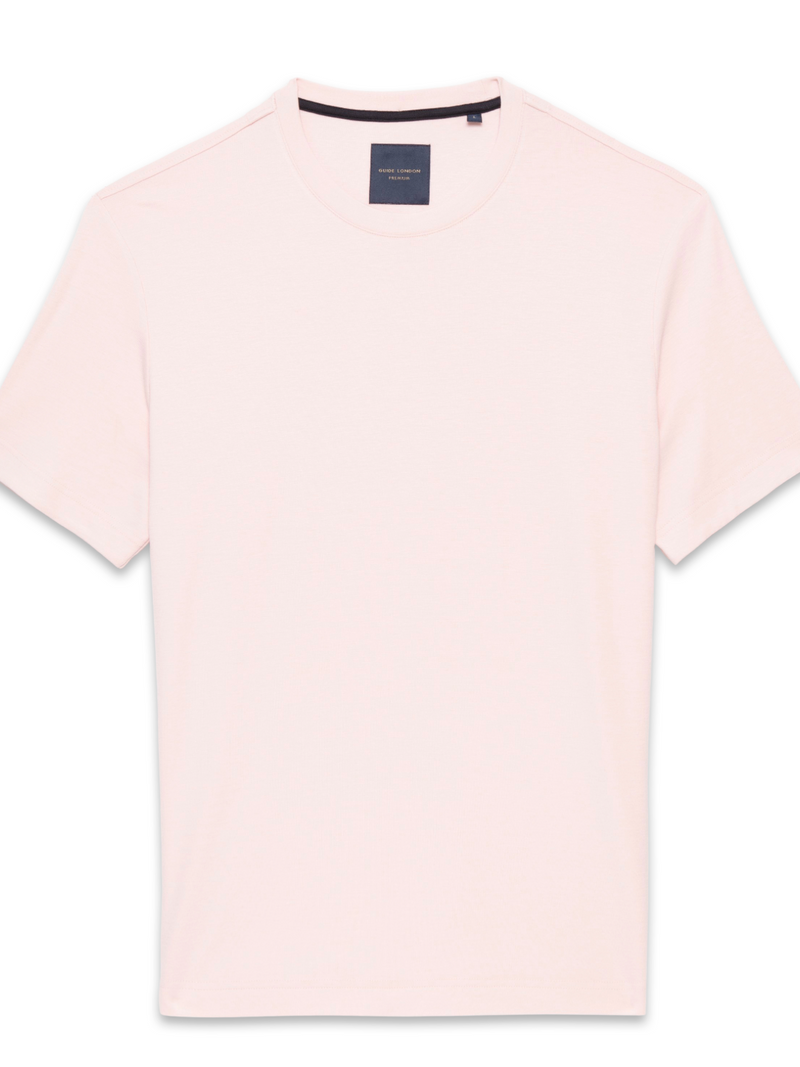 GUIDE LONDON pink BAMBOO T-SHIRT