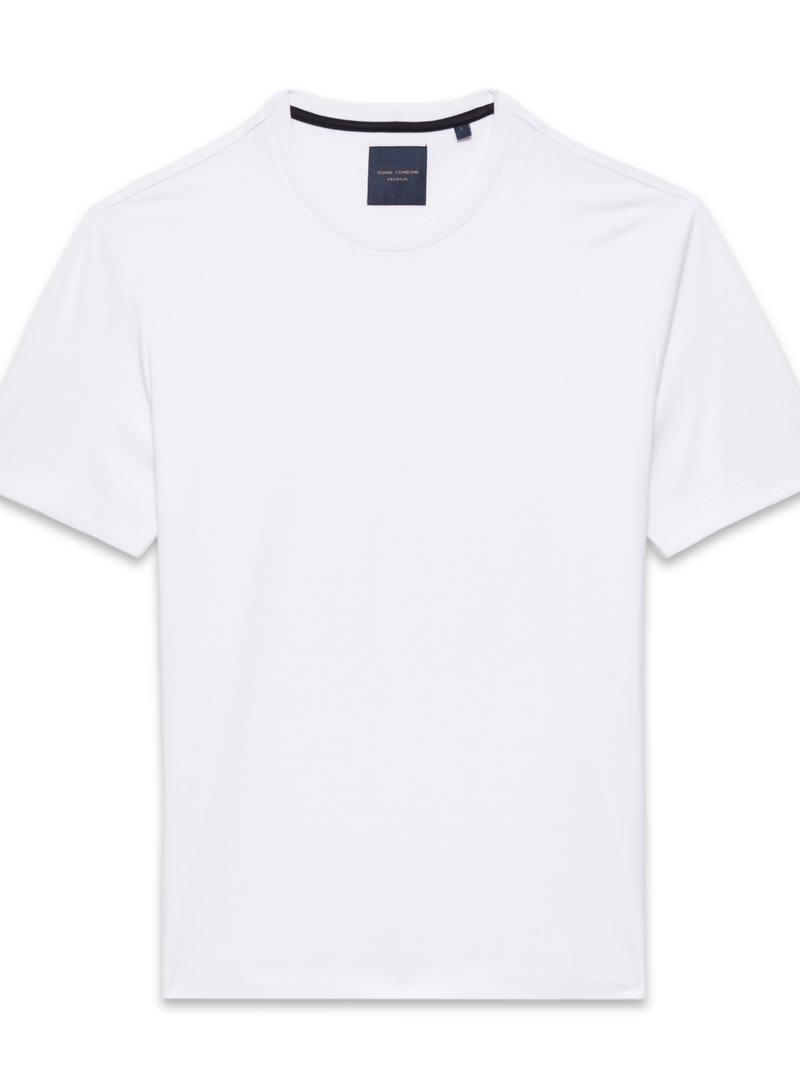 GUIDE LONDON WHITE BAMBOO T-SHIRT