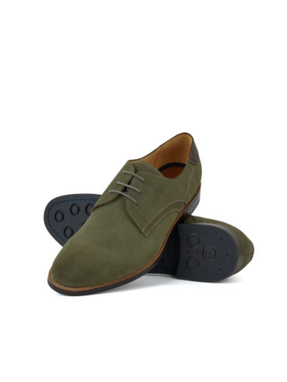 meche green dress flash DIGEL GREEN SUEDE CASUAL SHOES – Wolf & West Menswear