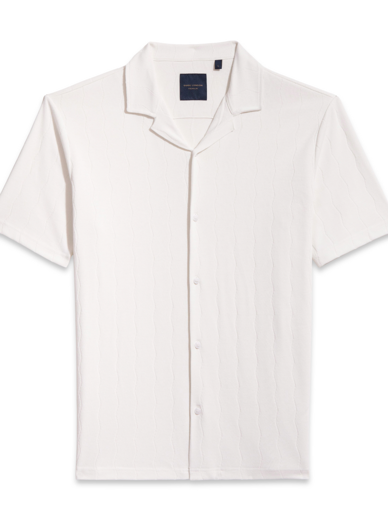 GUIDE LONDON ECRU SHORT SLEEVE SHIRT