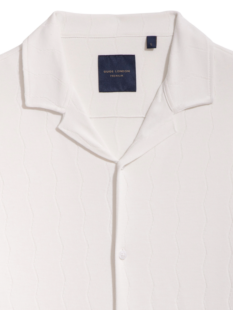 GUIDE LONDON ECRU SHORT SLEEVE SHIRT